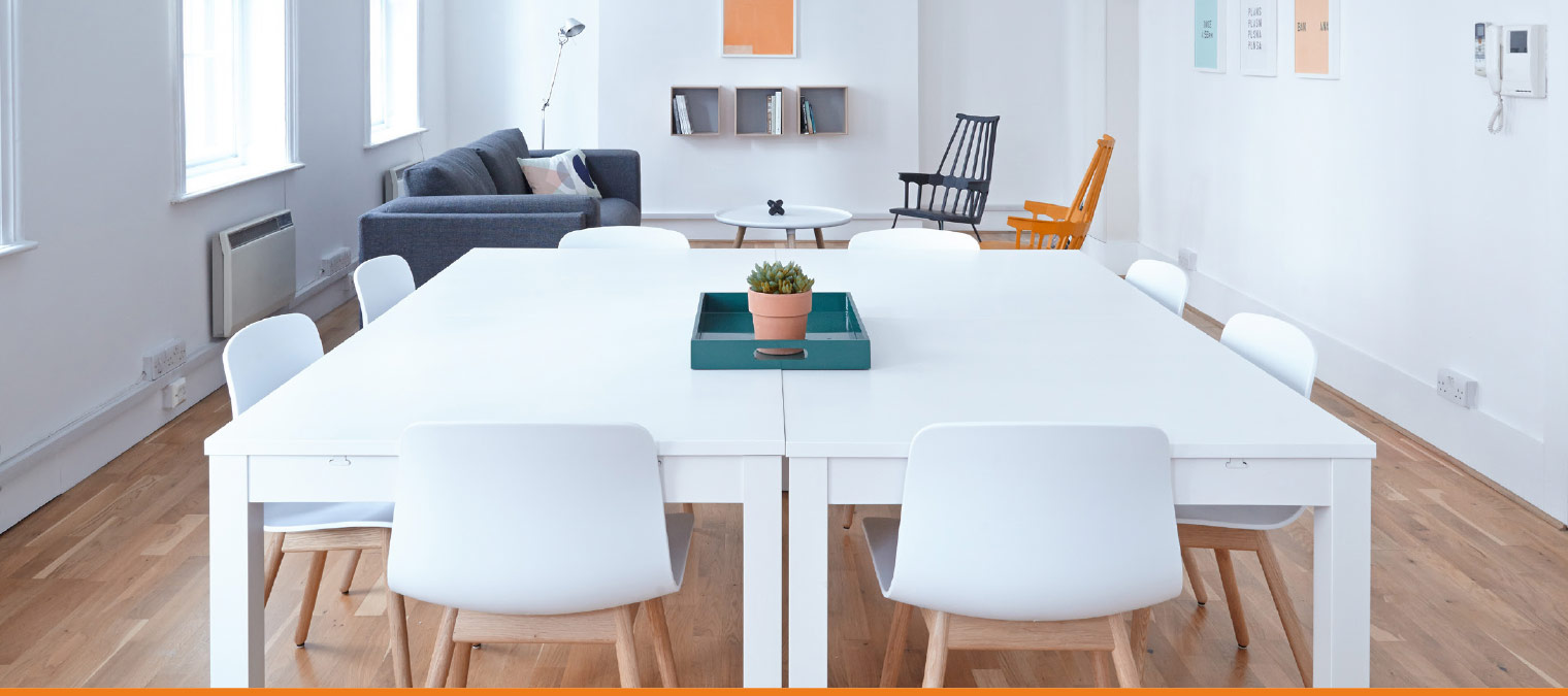 flat living room interior