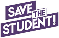 save the student logo